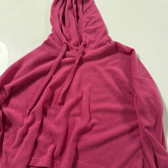 Theo & Spence pink waffle hoodie - Picture 2 of 3